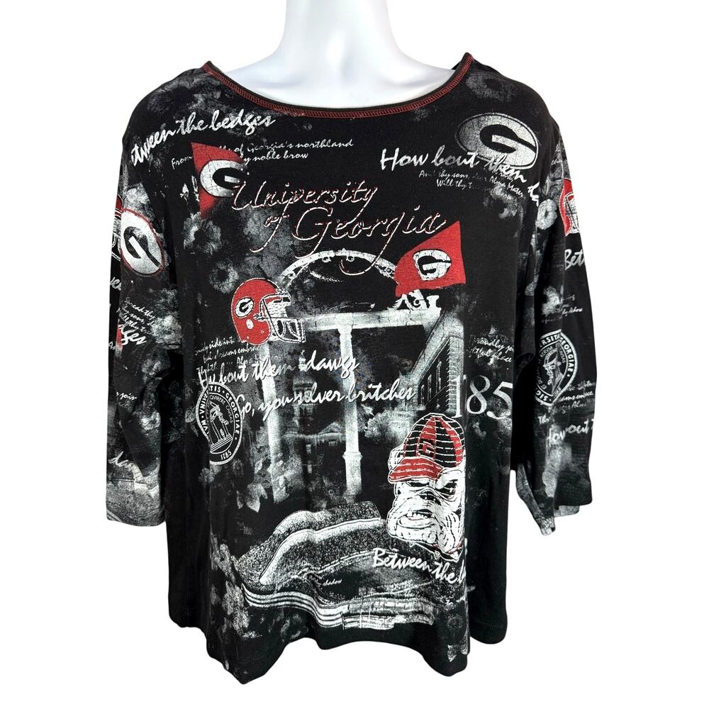 P. Michael Georgia University All Over Print Women’s Size 2XL 24x25